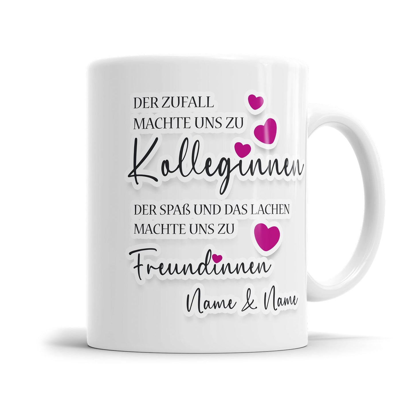 Personalisierte Abschiedstasse für Kolleginnen