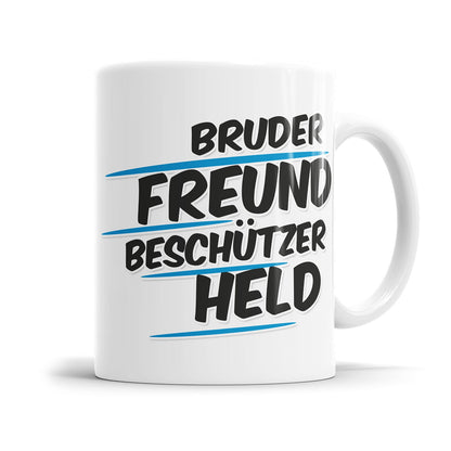 Emotionale Bruder Tasse mit liebevollem Statement
