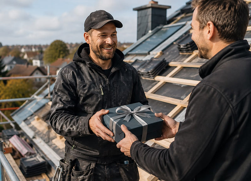 Dachdecker-Geschenke für Geburtstag, Weihnachten & mehr