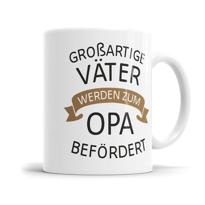 Du wirst Opa Tasse zur Baby Ankündigung