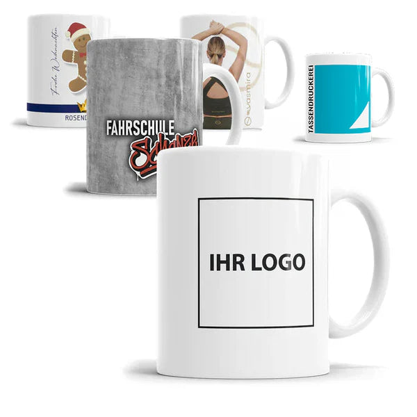 Personalisierte Firmen- und Vereinstassen mit Logo und individuellem Design