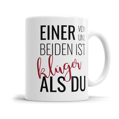 Freche Tasse mit sarkastischem Spruch