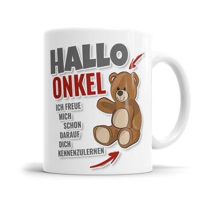 Du wirst Onkel Tasse Schwangerschaftsankündigung