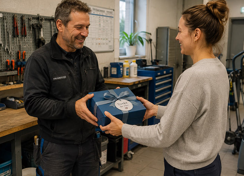 Hausmeister-Geschenke als Dankeschön, zum Geburtstag & zum Abschied