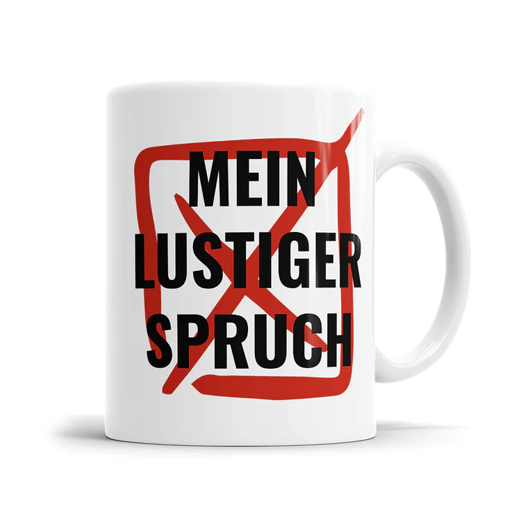 Wunschtext für Tassen anfragen individueller Spruch möglich