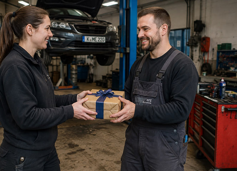 KFZ-Mechatroniker-Geschenke für Geburtstag, Prüfung & Meistertitel