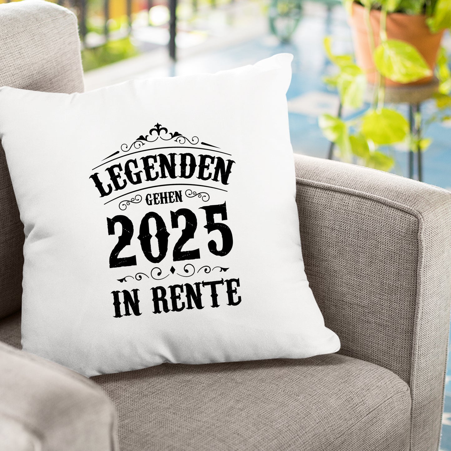 Ruhestand Kissen - Legenden gehen 2025 in Rente - Rente Geschenk