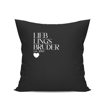 Bruder Kissen - Lieblingsbruder est. Wunschjahr Design - Geschenk