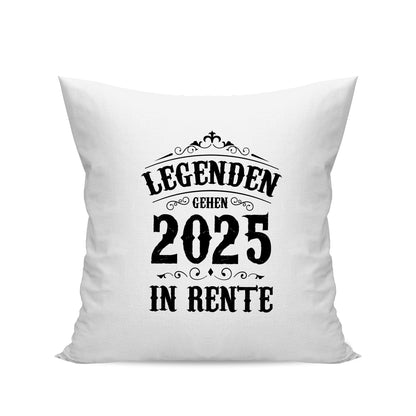 Ruhestand Kissen - Legenden gehen 2025 in Rente - Rente Geschenk