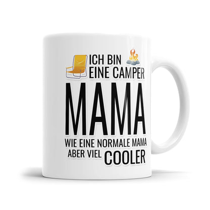 Lustige Mama Tasse für Campingfans