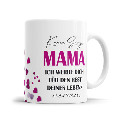 Lustige Mama Tasse als Geschenkidee von Kindern