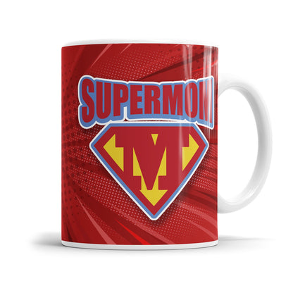 Mama Tasse im Superheldin Design