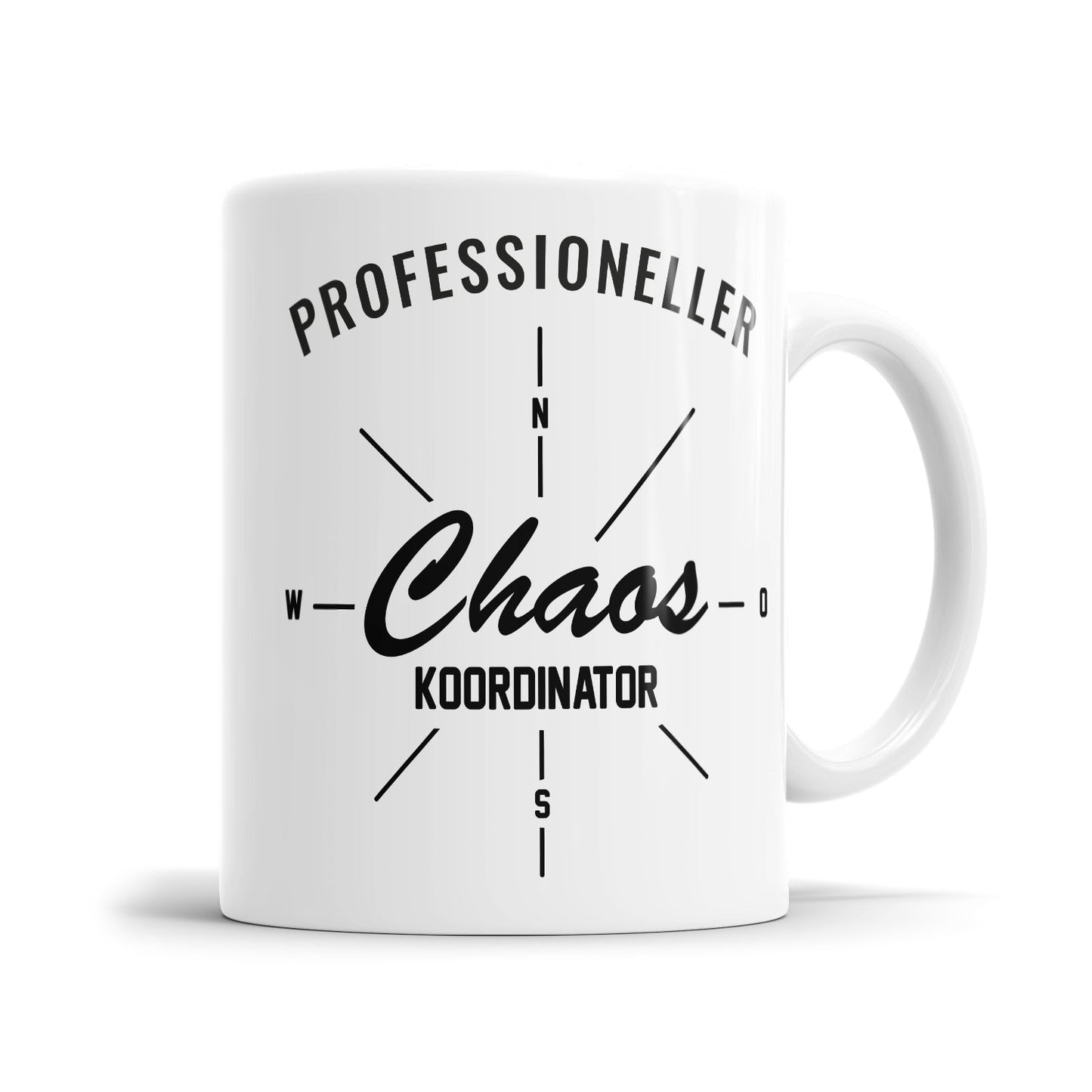 Lustige Motivationstasse mit Büro Spruch für Organisationstalente