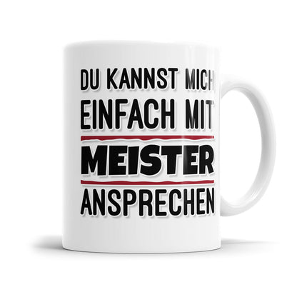 Humorvolle Motivationstasse mit Spruch für selbstbewusste Typen