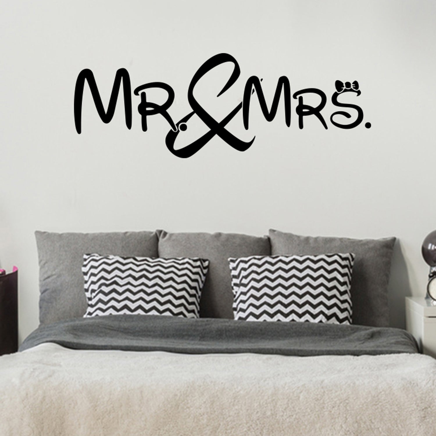 Mr & Mrs Schriftzug Wandtattoo - Fulima