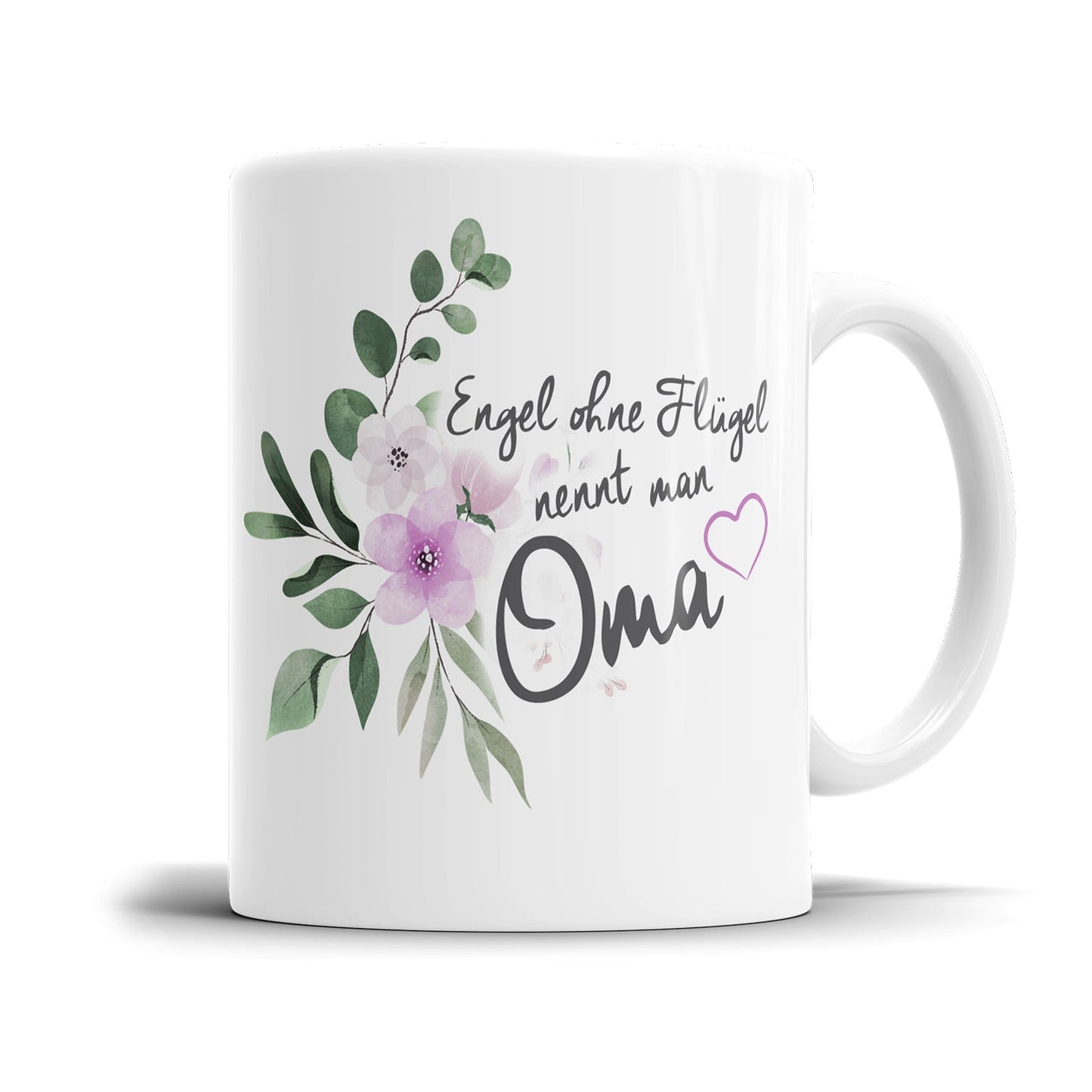 Emotionale Oma Tasse mit Engelsspruch