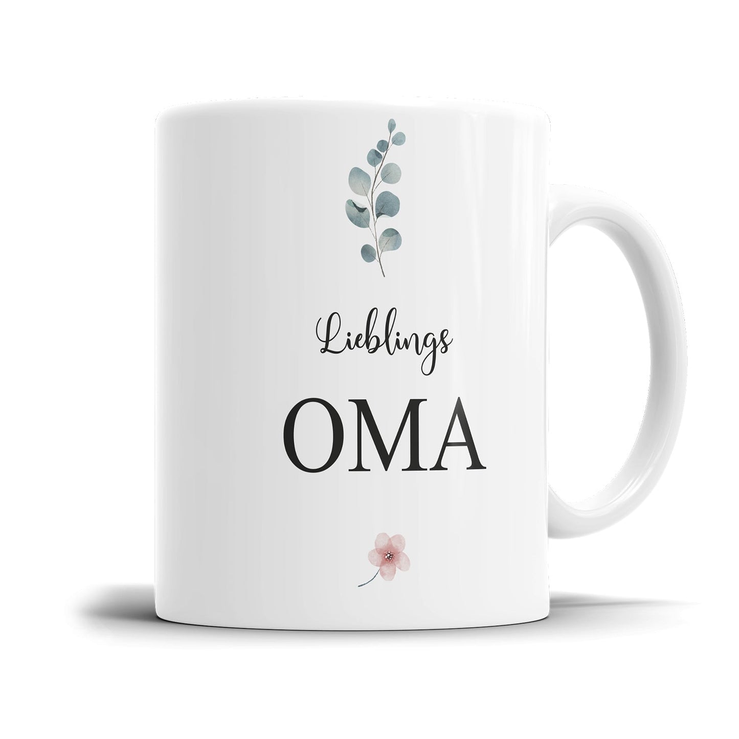 Oma Tasse mit schlichtem Lieblingsoma Design