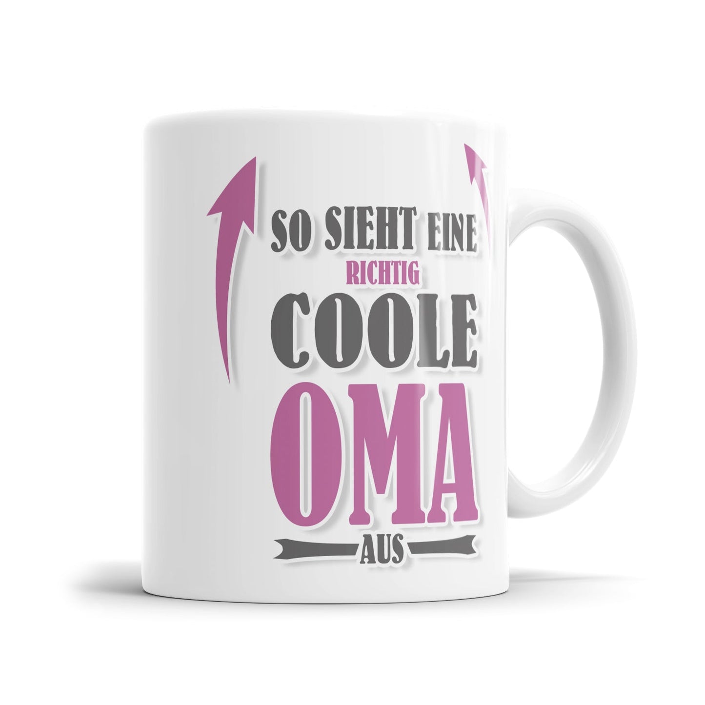 Lustige Oma Tasse mit modernem Statement 