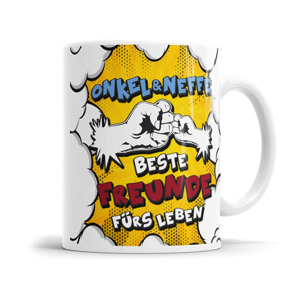 Onkel Tasse mit Faustmotiv für Onkel und Neffe