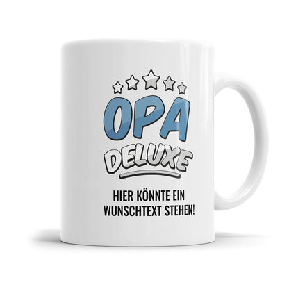 Personalisierte Opa Tasse mit 5 Sterne und Wunschtext