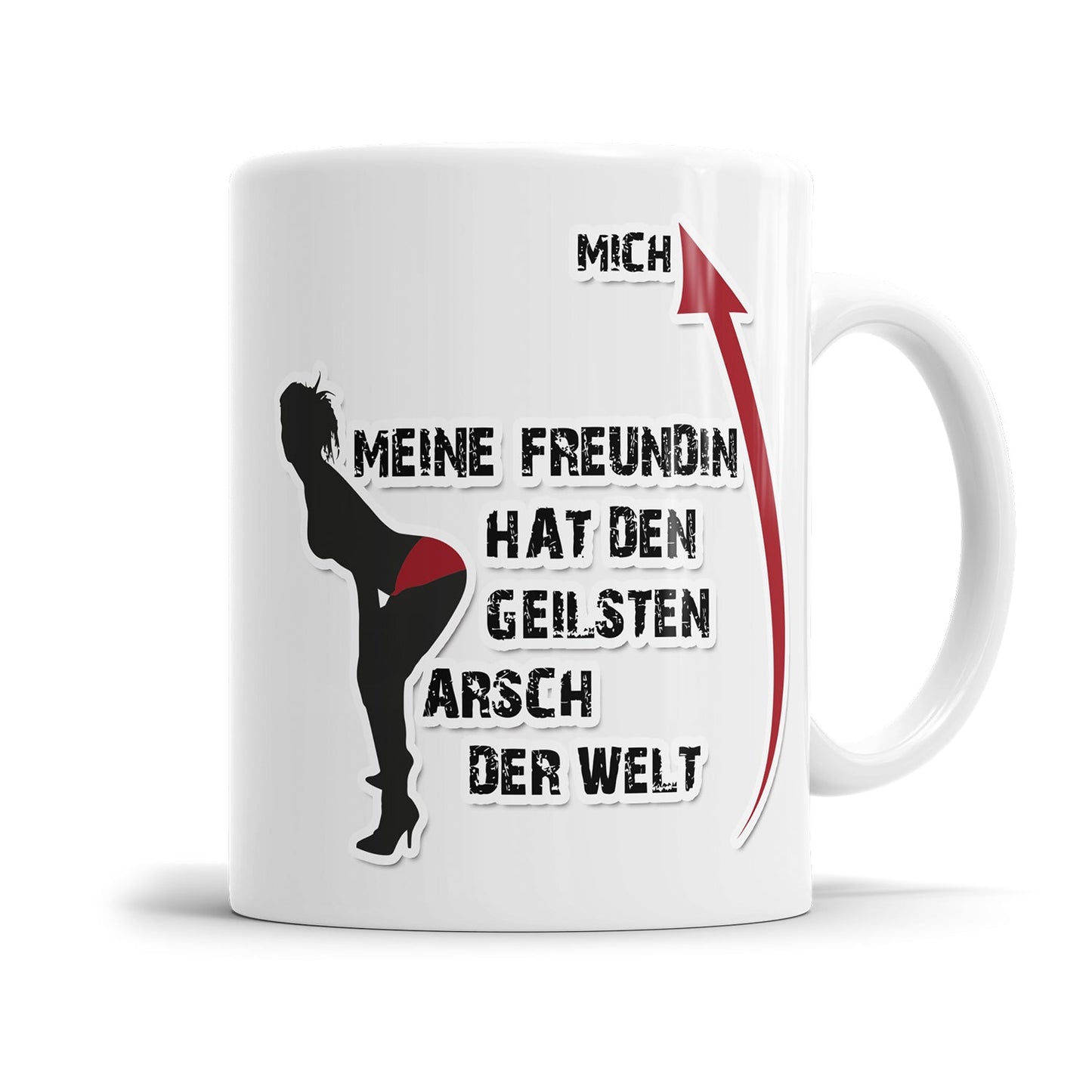 Humorvolle Partner Tasse mit frechen Spruch für Paare