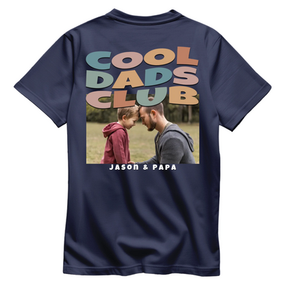 Papa Shirt personalisiert - Best Dad Ever mit Foto Rückenprint