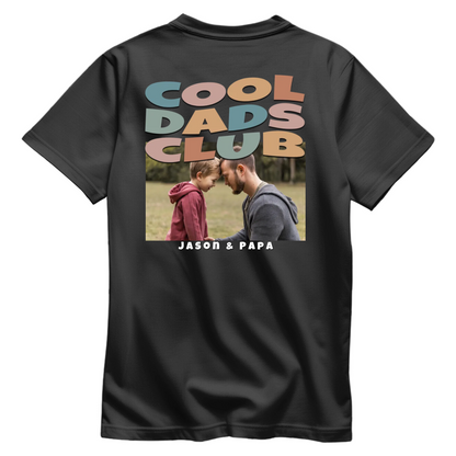 Papa Shirt personalisiert - Best Dad Ever mit Foto Rückenprint