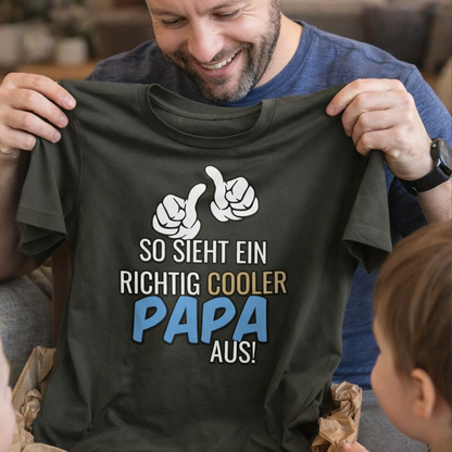 So sieht ein richtig cooler Papa aus - Papa bekommt Geschenk von Kind - FULiMA®