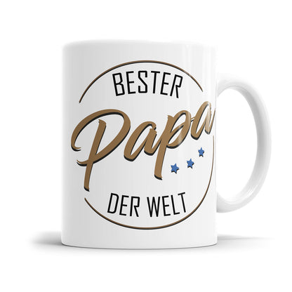 Papa Tasse mit klassischem Best Papa Design