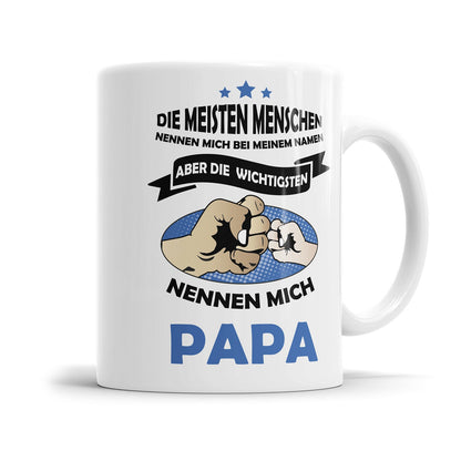 Emotionale Papa Tasse mit Faust Motiv