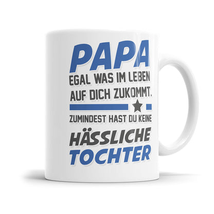 Freche Papa Tasse mit Familienspruch