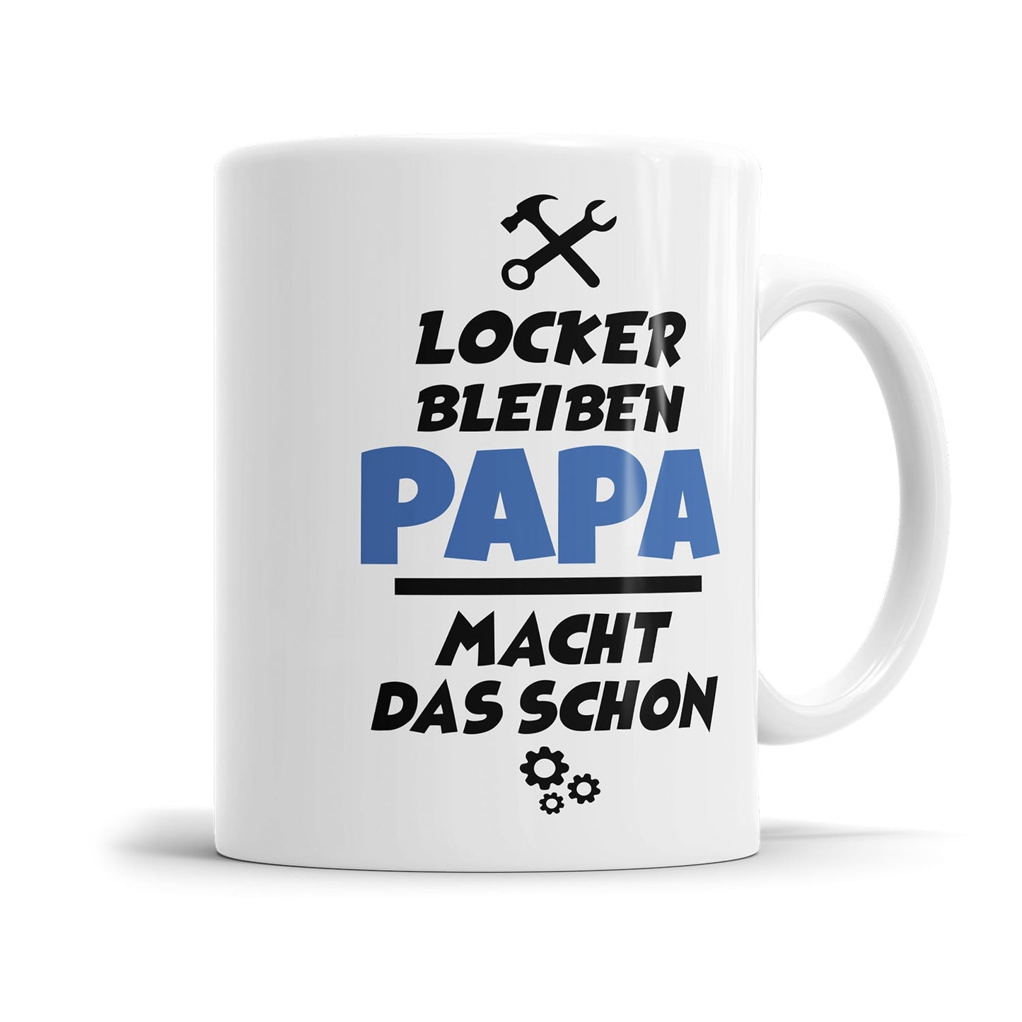 Lustige Papa Tasse mit entspanntem Spruch