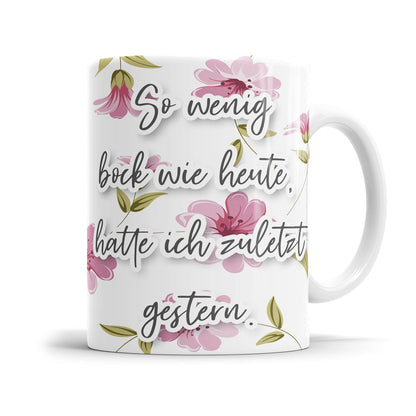 Lustige Rosa Tasse mit sarkastischem Spruch