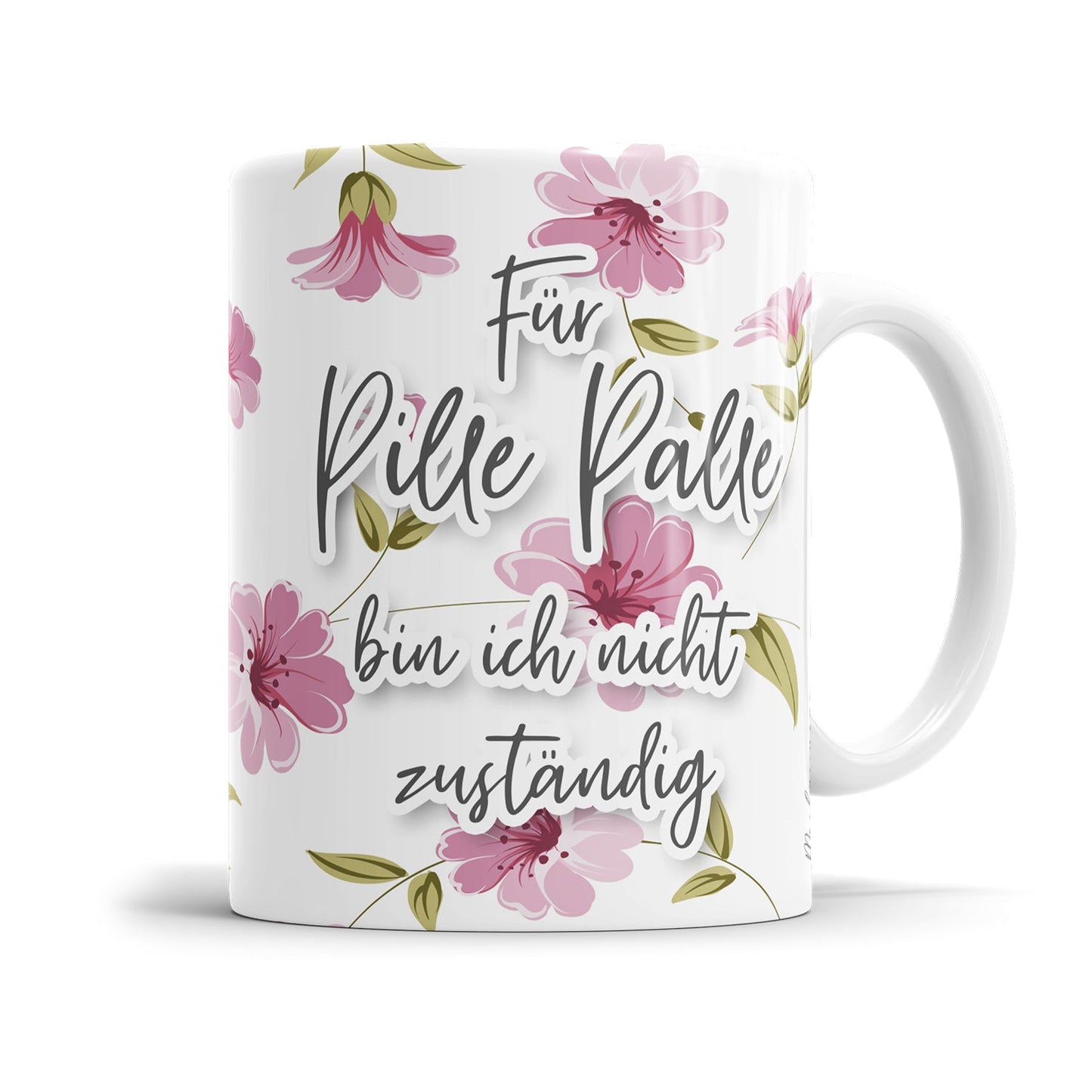 Rosa Chaos Tasse mit frechem Alltagsspruch