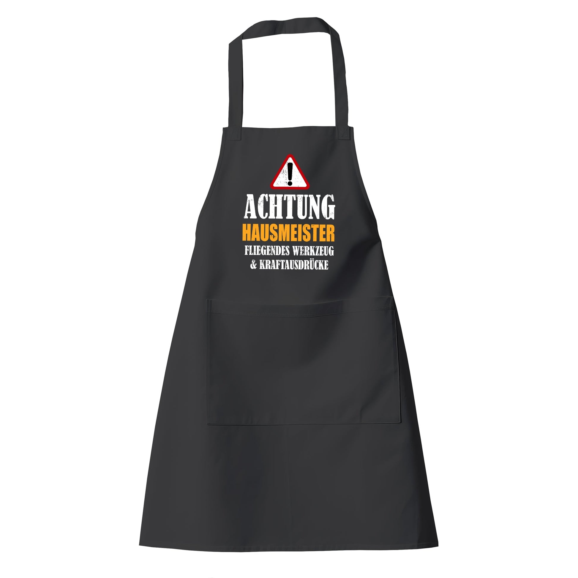 Achtung Hausmeister - Kraftausdrücke - Schürze - Fulima