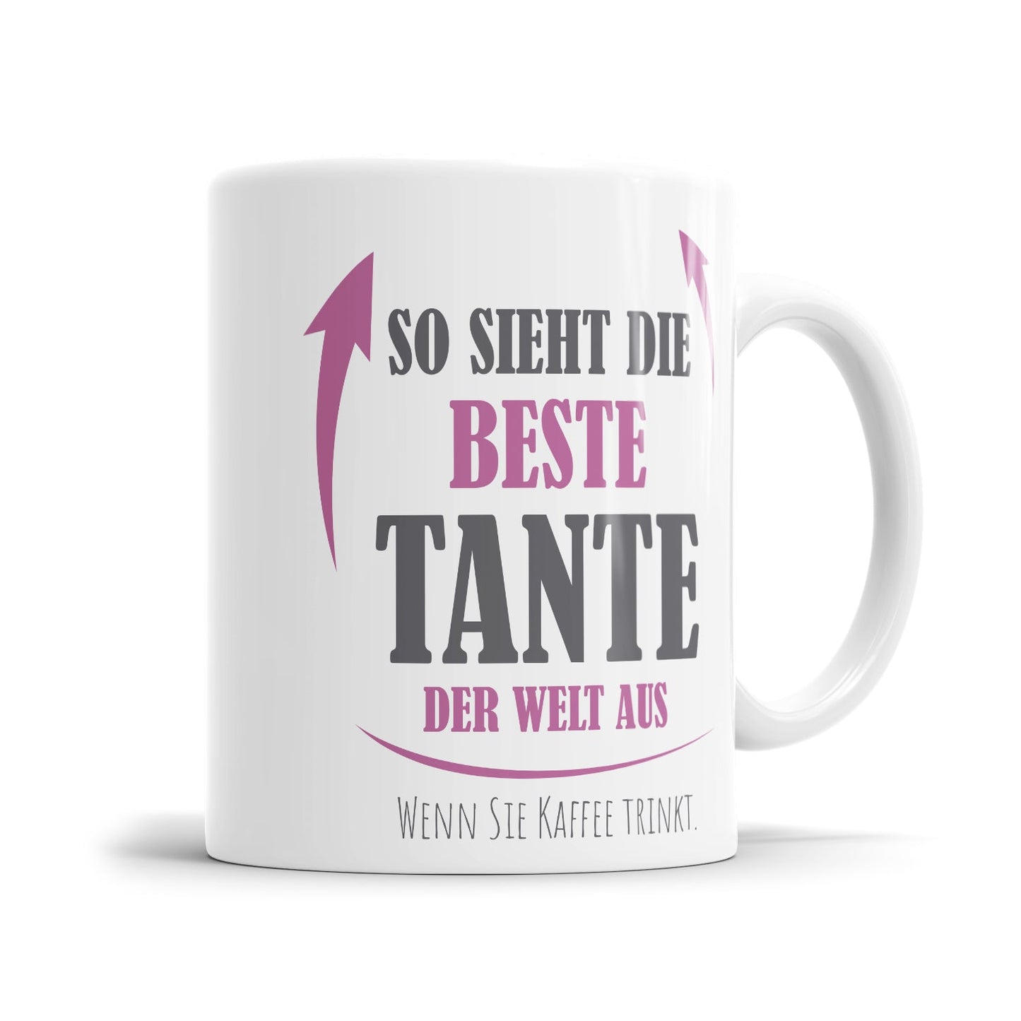 Lustige Tante Tasse mit Kaffeespruch