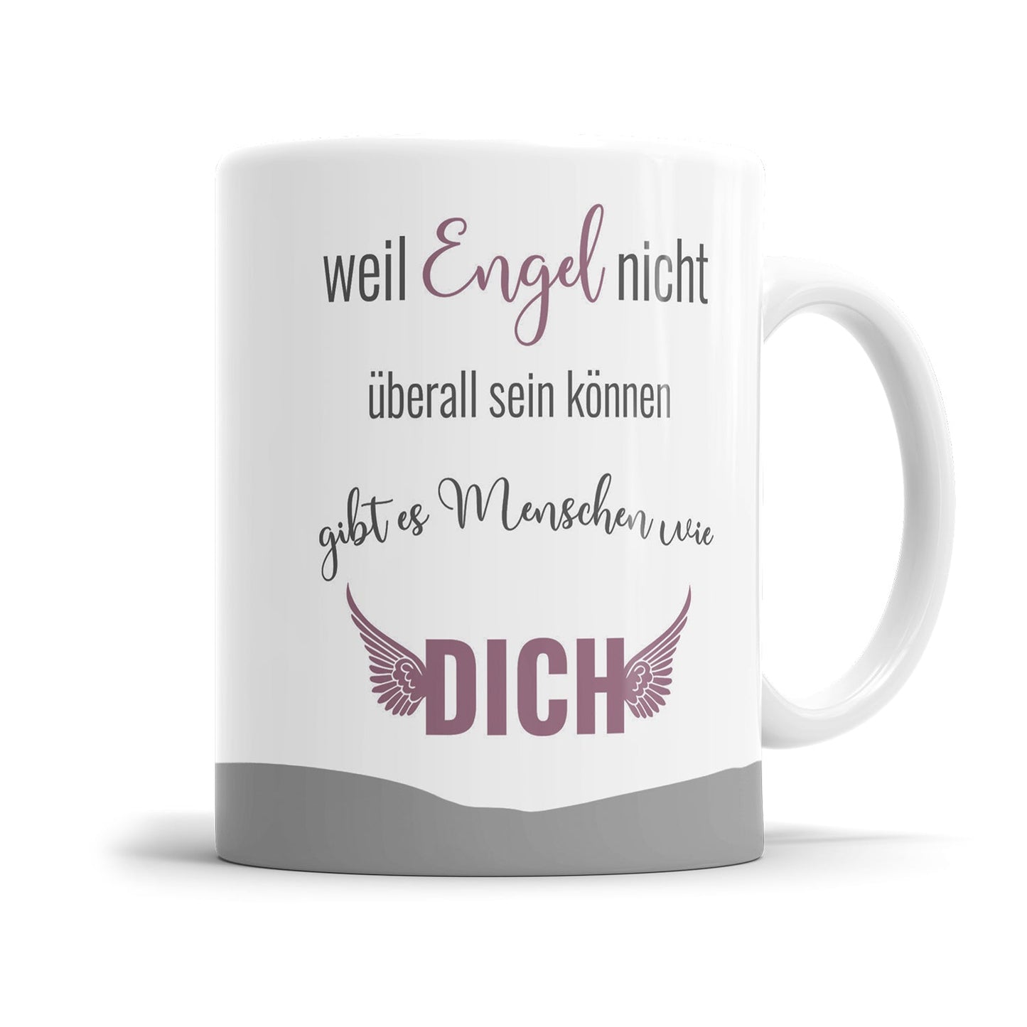 Emotionale Tante Tasse mit liebevollem Engel Spruch