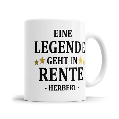Personalisierte Rente Tasse 2026 – verschiedene Motive mit Namen