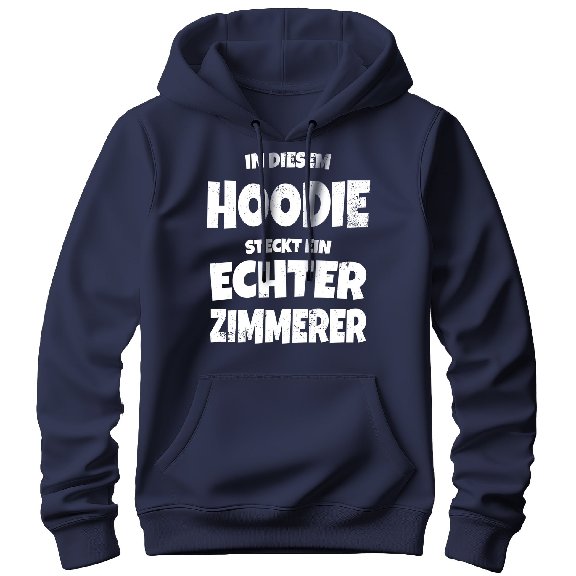 In diesem Hoodie steckt ein echter Zimmerer - Hoodie Navy - FULiMA®