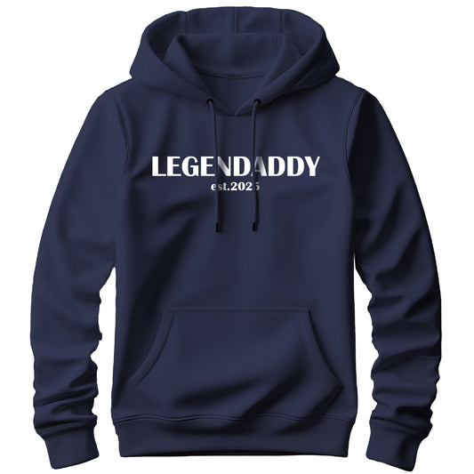 Papa Hoodie - Legendaddy est Wunschjahr - Geschenkidee Navy - FULiMA®