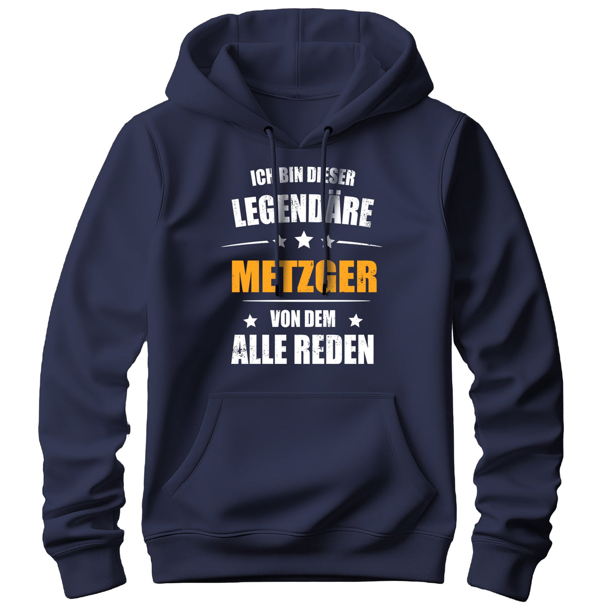 Ich bin dieser Legendäre Metzger von dem alle reden - Hoodie Navy - FULiMA®