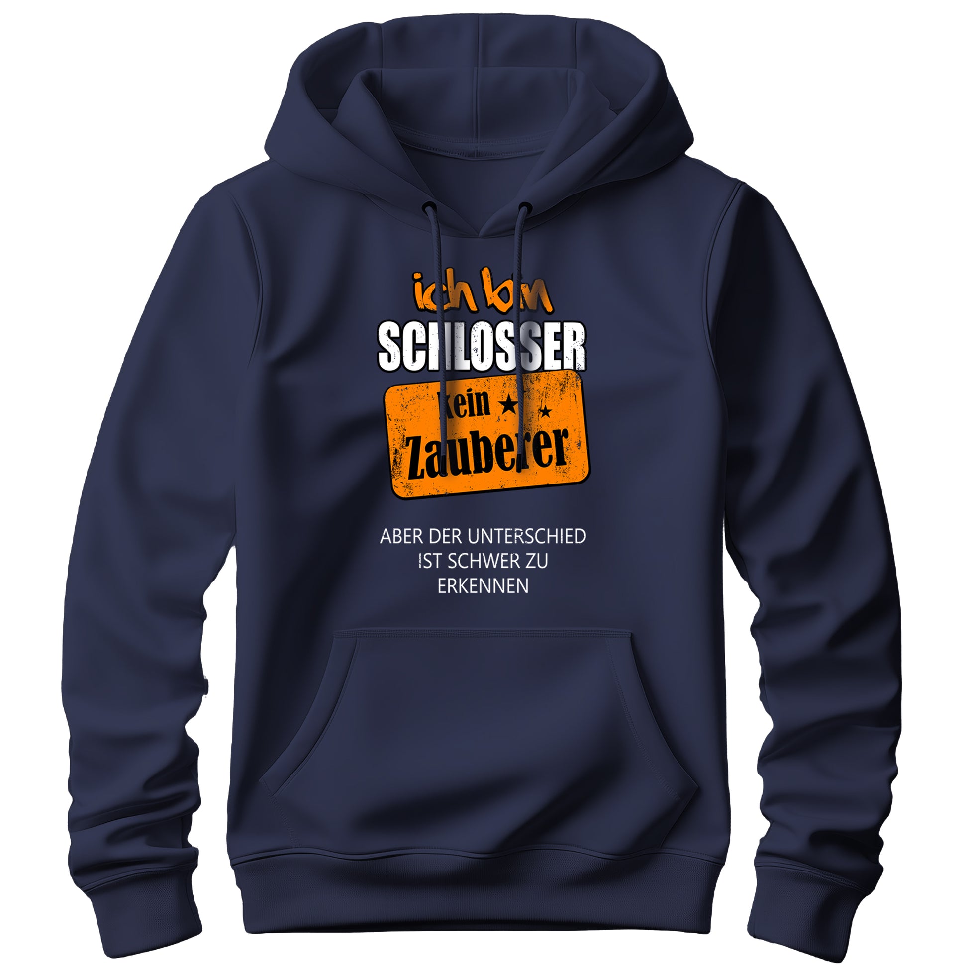 Ich bin Schlosser kein Zauberer - Hoodie Navy - FULiMA®