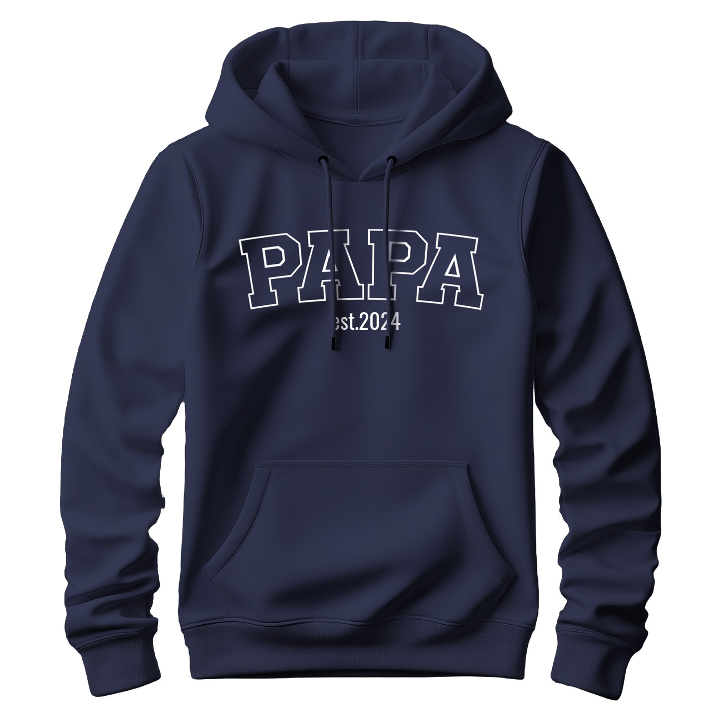 Papa Hoodie - Papa Collage Style Line mit Jahr - Geschenk