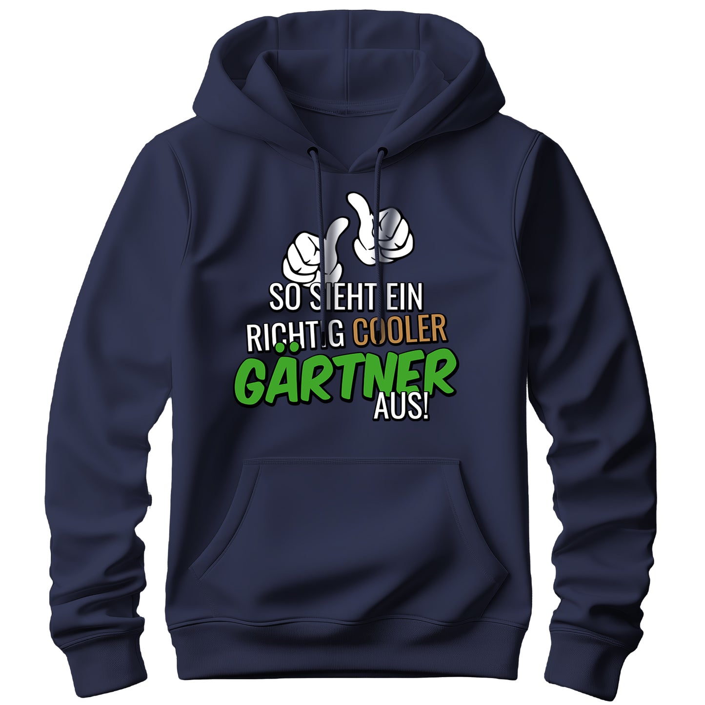 So sieht ein richtig cooler Gärtner aus - Hoodie Navy - FULiMA®