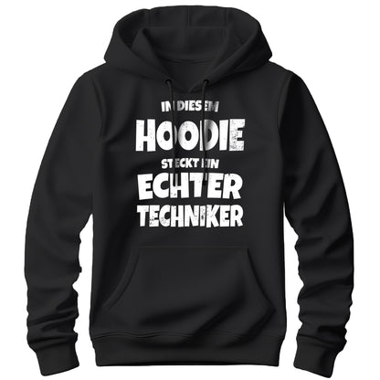 In diesem Hoodie steckt ein echter Techniker - Hoodie Schwarz - FULiMA®