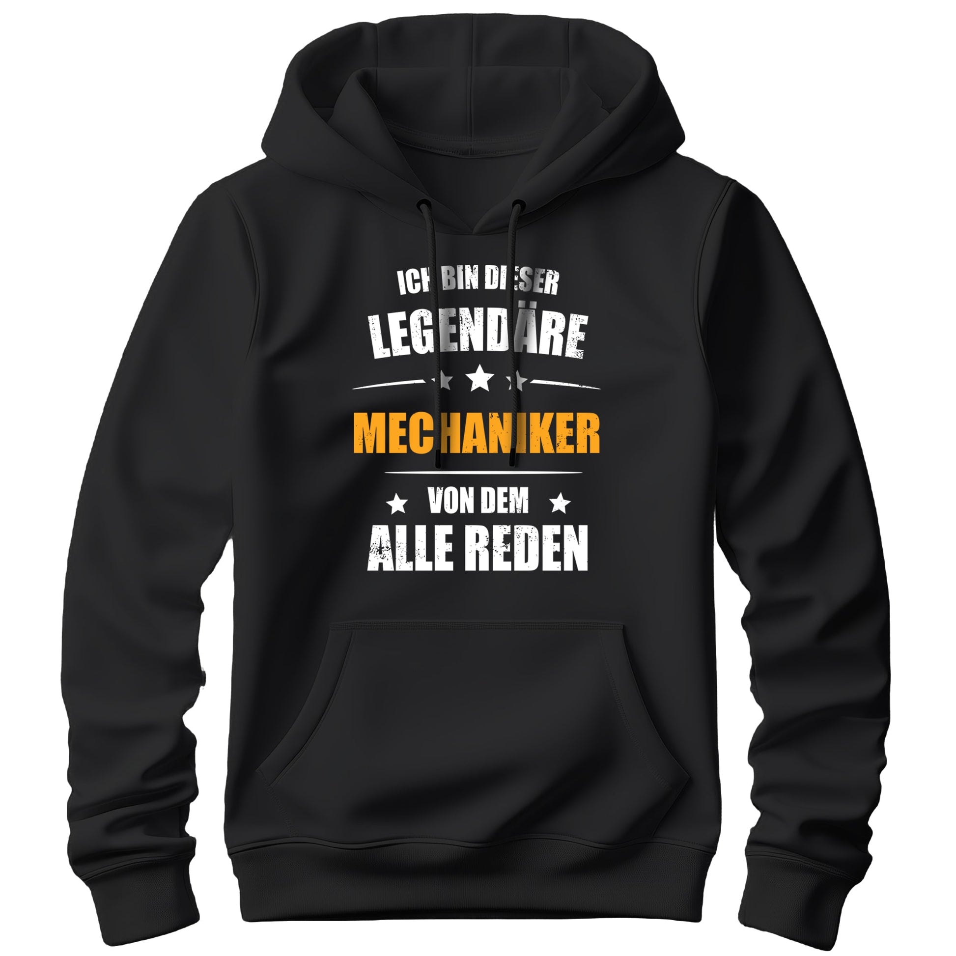Ich bin dieser Legendäre Mechaniker von dem alle reden - Hoodie Schwarz - FULiMA®