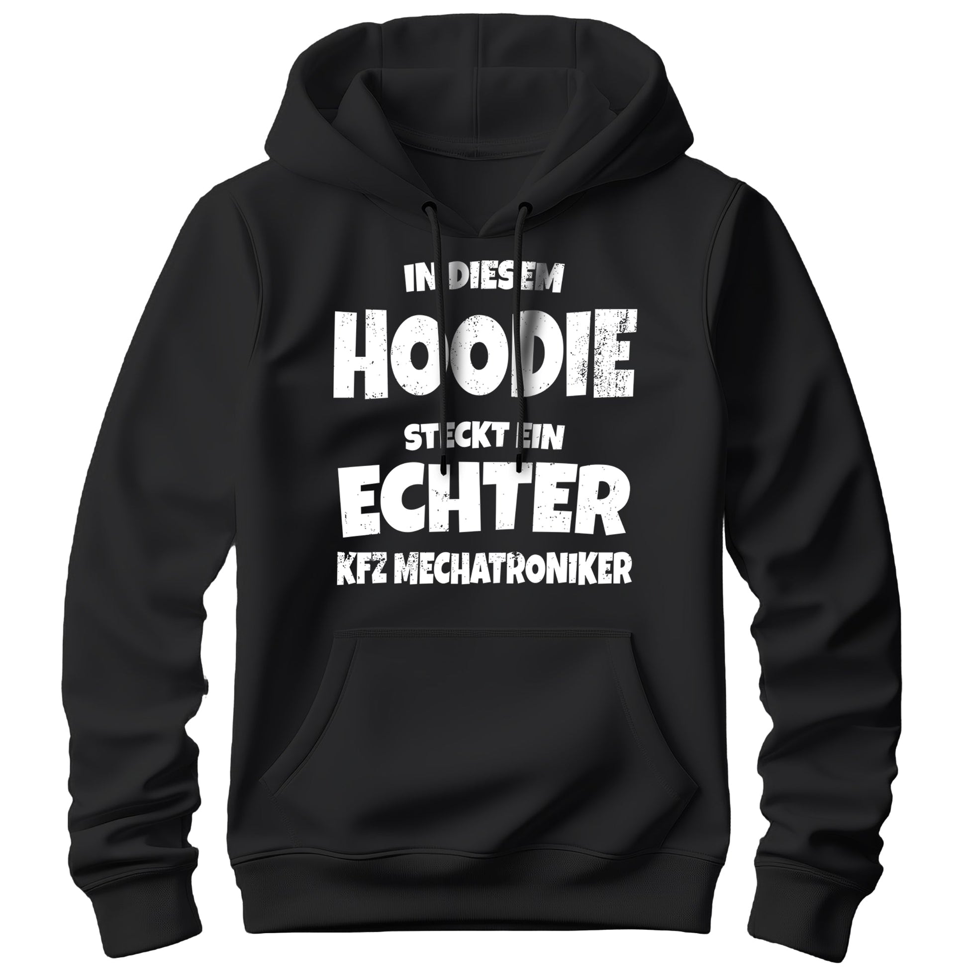 In diesem Hoodie steckt ein echter KFZ Mechatroniker - Hoodie Schwarz - FULiMA®
