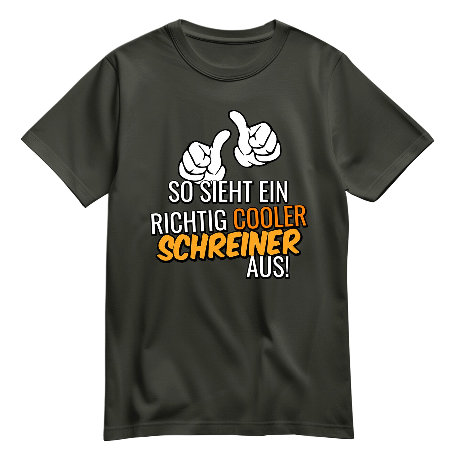 So sieht ein richtig cooler Schreiner aus - Shirt Khaki - FULiMA®