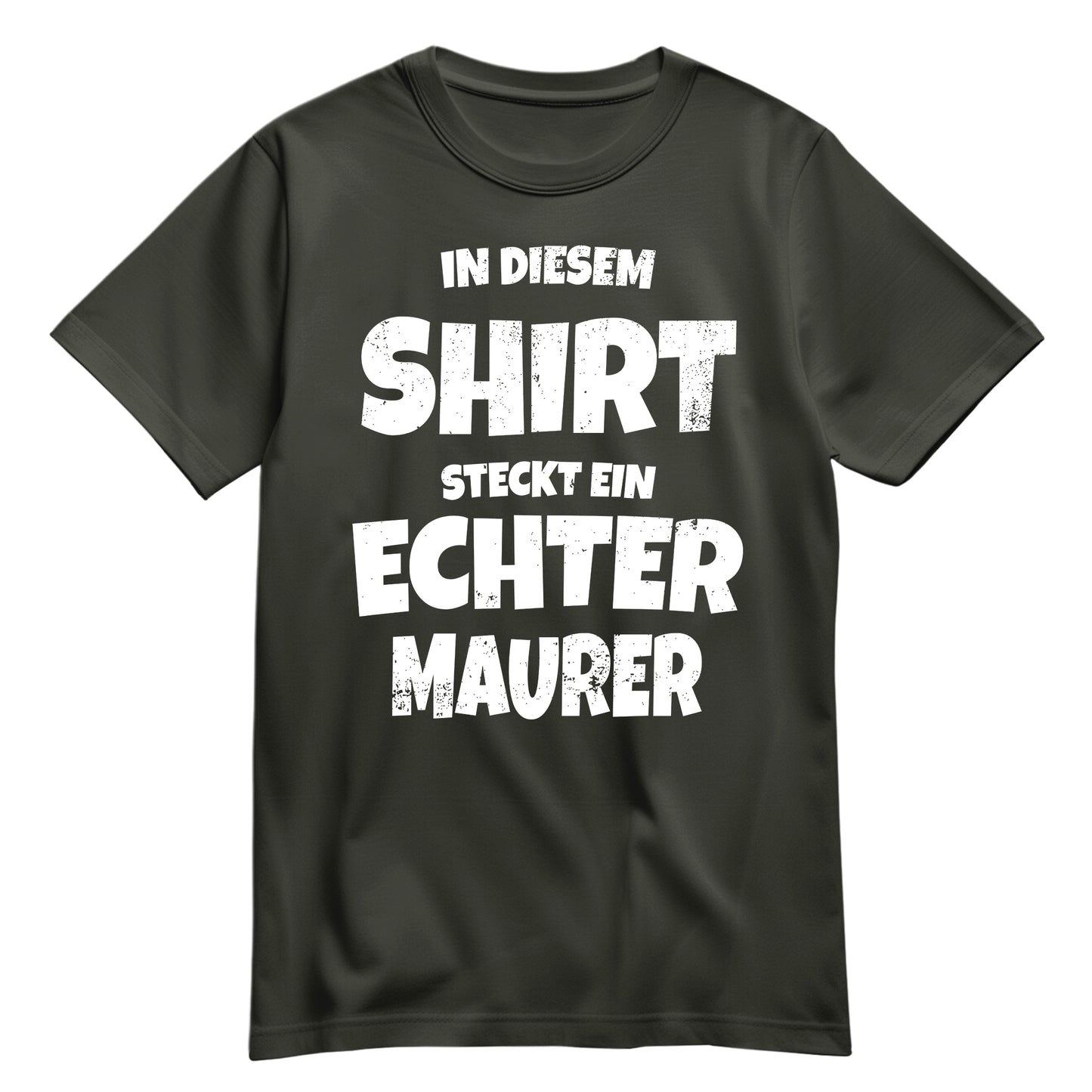 In diesem Shirt steckt ein echter Maurer - Shirt Khaki - FULiMA®