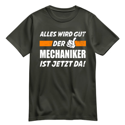 Alles wird gut der Mechaniker ist jetzt da - Shirt Khaki - FULiMA®
